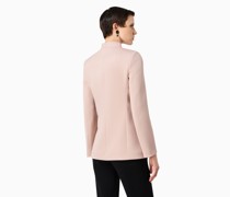 Armani Sustainability Values Einreihiges Sakko Aus Schurwolle mit Stretchanteil