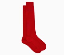 Lange Socken Aus Elastischer Wolle mit Kaschmir Von Giorgio Armani Neve