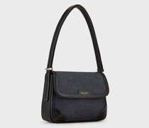 Small, fabric-and-leather la Prima shoulder bag