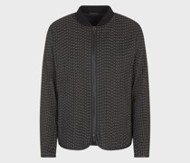 Blouson aus Nappa mit Steppnähten