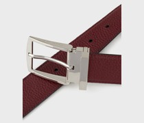Wendegürtel aus Leder mit Schilfdruck