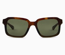 Sonnenbrille mit Rechteckiger Fassung Für Herren