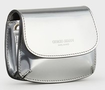 Mini-Tasche la Prima aus Leder mit Flüssiglack