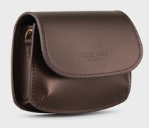 Tasche la Prima Charm im Mini-Format aus beschichtetem Leder