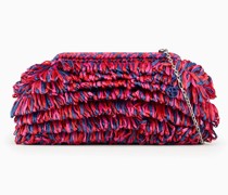 Clutch Aus Strukturiertem Raffia-bast