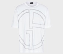 T-Shirt aus Baumwolle mit GA-Maxi-Logo