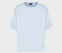 Oversize-T-Shirt aus Lyocell, Denim Collection