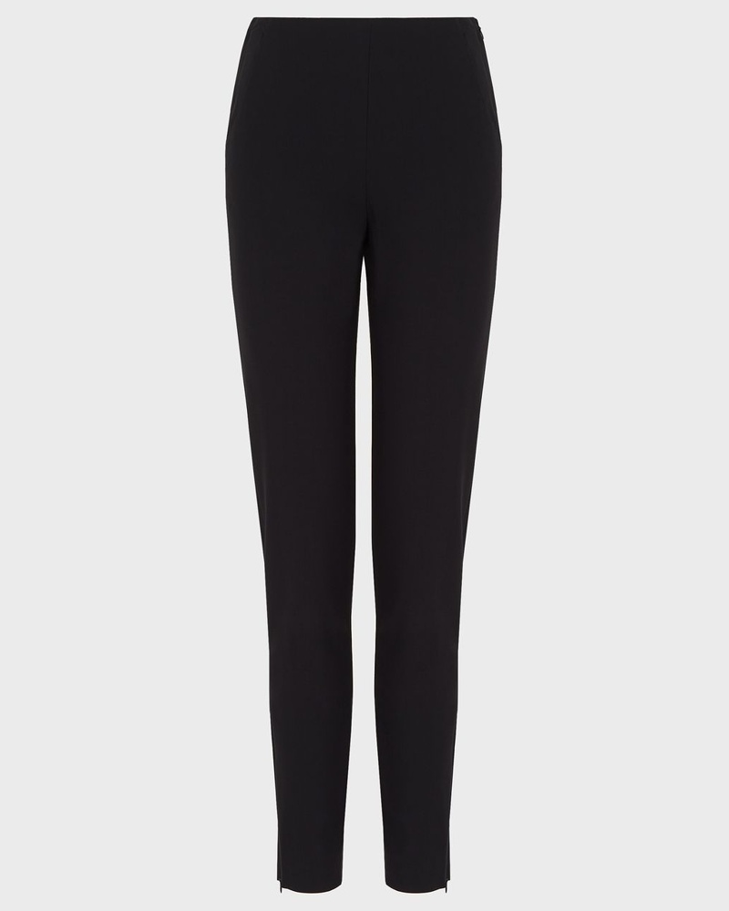 Giorgio Armani Damen Zigarettenhose aus Vierjahreszeiten-Wollcrêpe Giorgio Armani Damen Zigarettenhose aus Vierjahreszeiten-Wollcrêpe