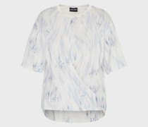 T-Shirt aus bedrucktem Baumwolljersey