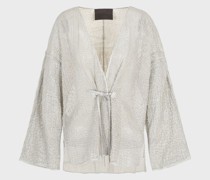 Jacke aus beschichtetem Nappaleder