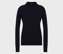Pullover mit Stehkragen Aus Reinem Kaschmir