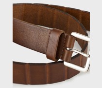 Gürtel aus geprägtem Leder