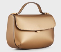 La Prima kleine Handtasche aus laminiertem Leder