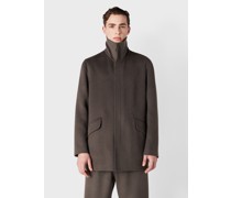 Caban Aus Doppellagigem Kaschmirstoff