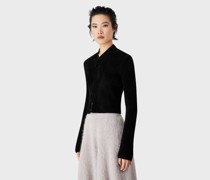 Kurze Jacke Aus Viskosegemisch