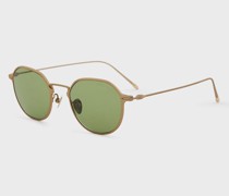 Herrenbrille mit unregelmäßiger Form