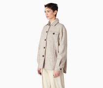 Atelier 11 Hemdjacke Aus Wollstoff und Kaschmir
