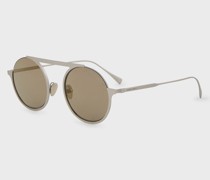 Sonnenbrille mit runder Fassung für Damen