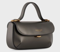 Handtasche la Prima Charm im Mini-Format aus beschichtetem Leder