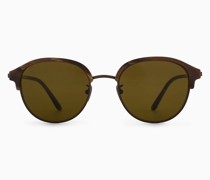 Sonnenbrille Für Herren mit Panto-fassung