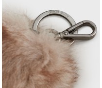 Schlüsselanhänger aus Schaffell von Giorgio Armani Neve