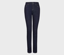 Jeans in Slim Fit aus Baumwolldenim mit Stretch