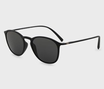 Sonnenbrille für Herren mit Panto-Fassung