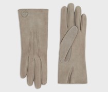 Handschuhe Aus Veloursleder