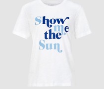 T-Shirt mit "Show me the Sun"-Statement