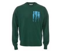 Rundhalspullover mit Slime-Logo JWA