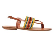 Flache Sandalen