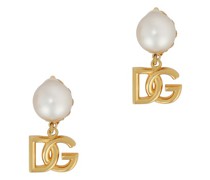 Ohrringe mit DG-Logo und Perle