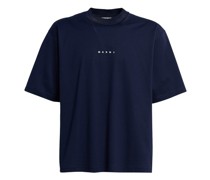 Rundhals-T-Shirt mit Logo