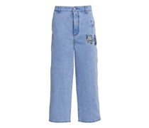 Hose mit hoher Taille