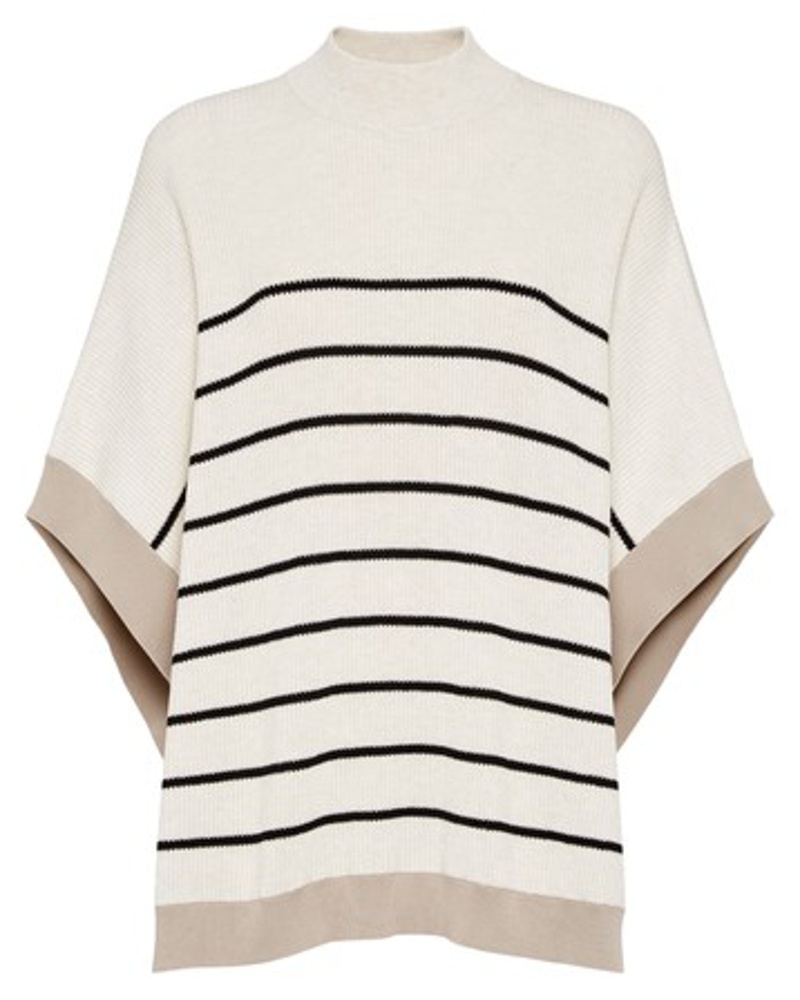 Brunello Cucinelli Damen Pullover im Poncho-Stil