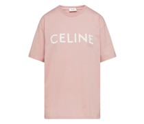 Celine T-Shirt Aus Baumwolle
