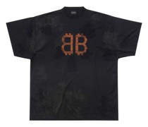 Verwaschenes Crypto Oversize T-Shirt
