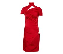 Asymmetrisches Jersey-Kleid