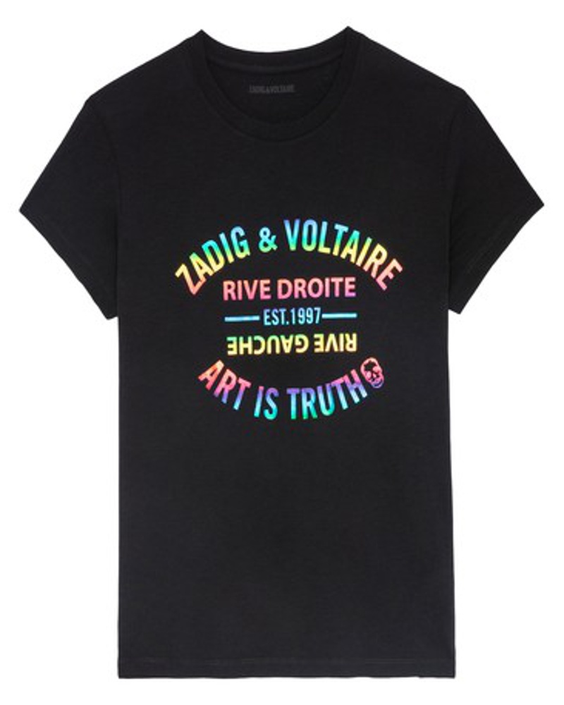 Zadig&Voltaire Damen T-Shirt Walk Wappen