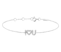 Kettenarmband – Love mit Diamanten