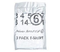 3er-Pack Baumwoll-T-Shirts