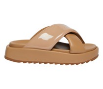 Flache Sandalen