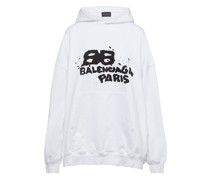 Sweatshirt mit Kapuze und Printmotiv