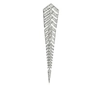 Ohrring Stairway XL mit Diamanten und in Silber