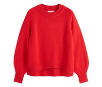 Wollpullover mit Raglanärmeln
