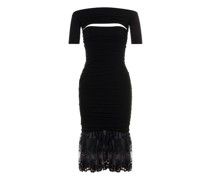 Bustierkleid mit Tüll und Bolero