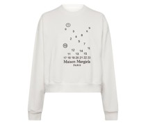 Bedrucktes Rundhals-Sweatshirt mit Logo Bubble