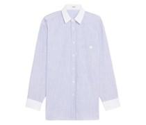 Gestreiftes Oversize-Hemd