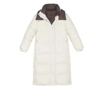 Zweifarbige wendbare Daunenjacke