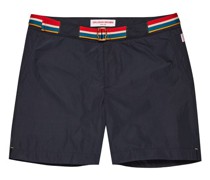 Halblange Badeshorts Bulldog mit gestreiftem Gürtel OB Stripe